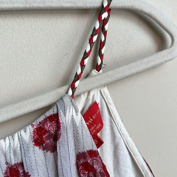 Bhanuni By Jyoti Greene Anthropologie Viscose Georgette Floral Printed Gown 10 - Picture 9 of 14